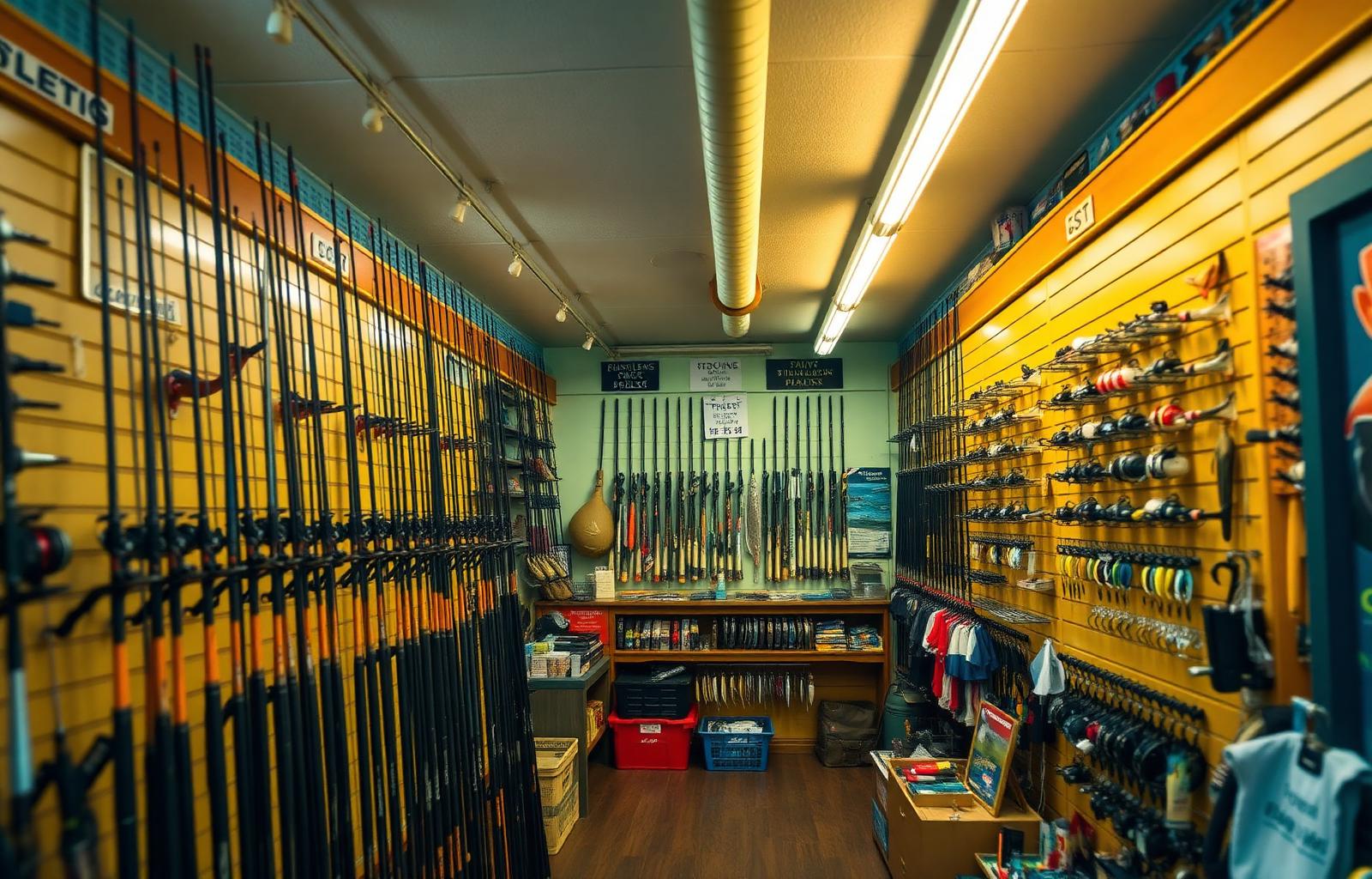 Dana Landing tackle shop interior